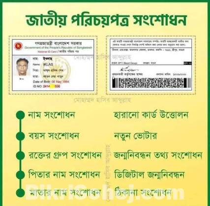 জন্ম নিবন্ধন  NID Passport certificate
